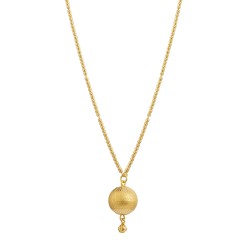 22ct Gold Textured Sphere Choker Necklace 22ct Gold Textured Sphere Choker Necklace