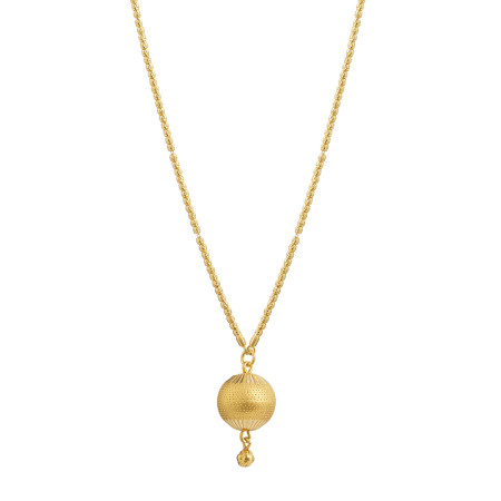 22ct Gold Textured Sphere Choker Necklace 22ct Gold Textured Sphere Choker Necklace