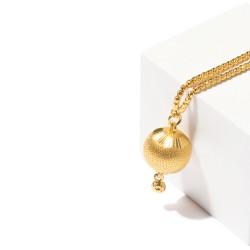 22ct Gold Textured Sphere Choker Necklace 22ct Gold Textured Sphere Choker Necklace