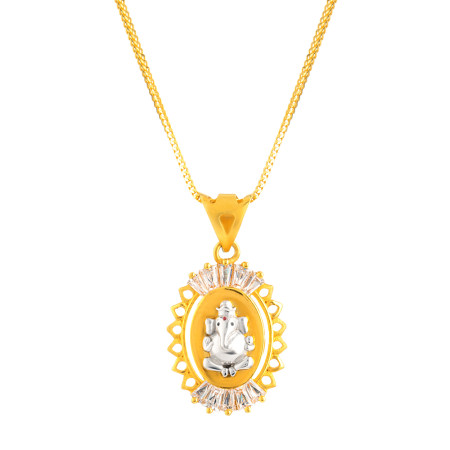 22ct Gold Lord Ganesh Ji Pendant