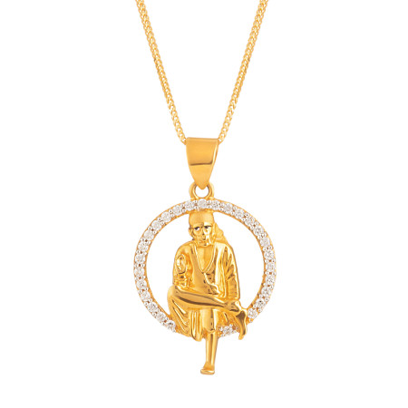 22ct Gold Sai Baba Pendant
