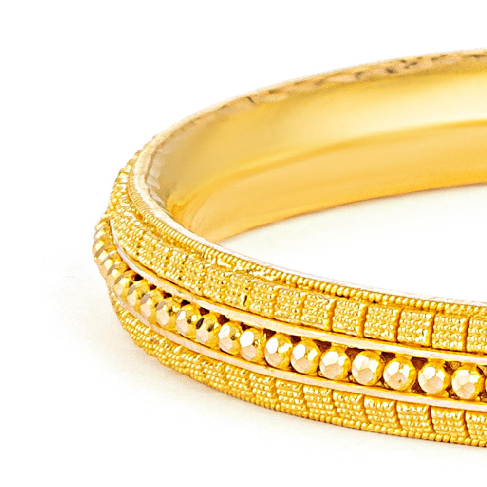 Jali Collection 22ct Gold Kada (26087)