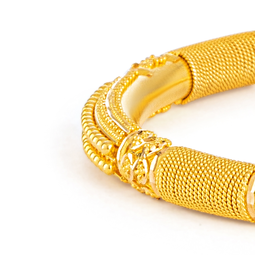 Jali Kollektion 22ct Gold Armreif (32125)