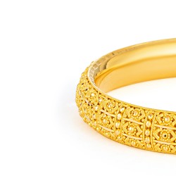 Jali Kollektion 22karätiges Gold Kada (32340)