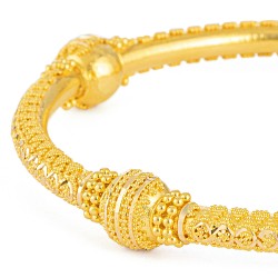 Jali Sammlung 22ct Gold Kada (32352)