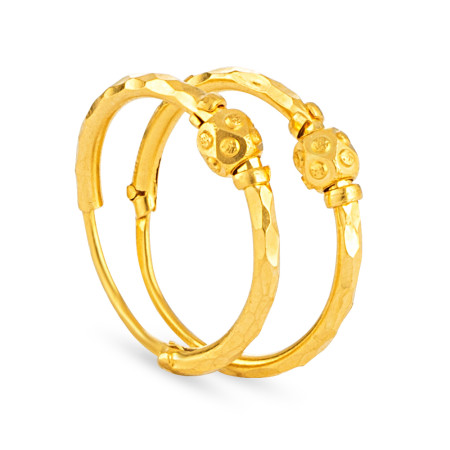 22 carat Gold Bali Earring 22 carat Gold Bali Earring