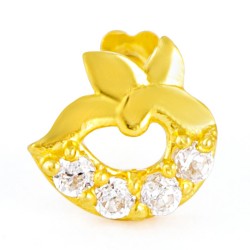 18ct Yellow Gold Indian Nose Pin