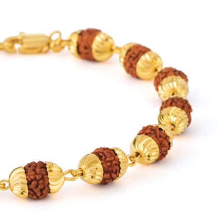 22 Carat Gold Rudraksha Bracelet 22 Carat Gold Rudraksha Bracelet
