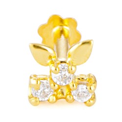 Nasenstecker aus 18 Karat Gelbgold