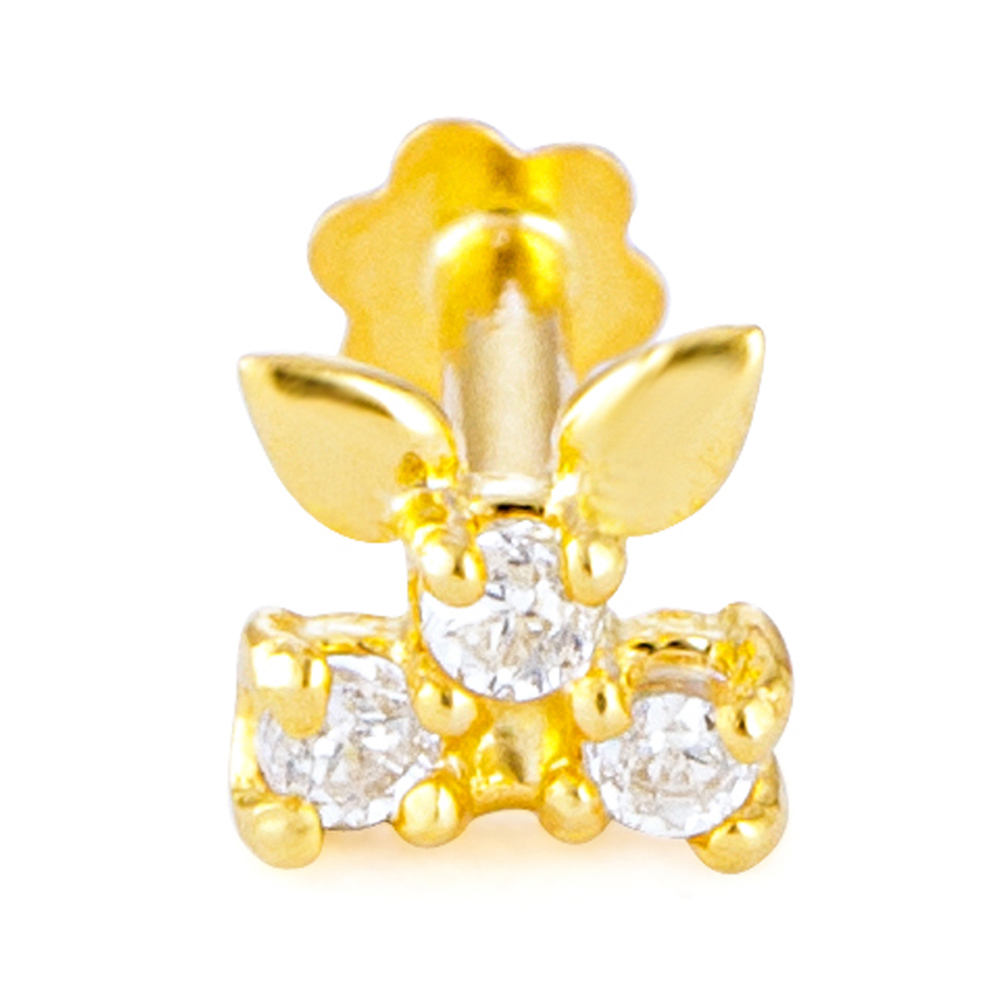 Nasenstecker aus 18 Karat Gelbgold