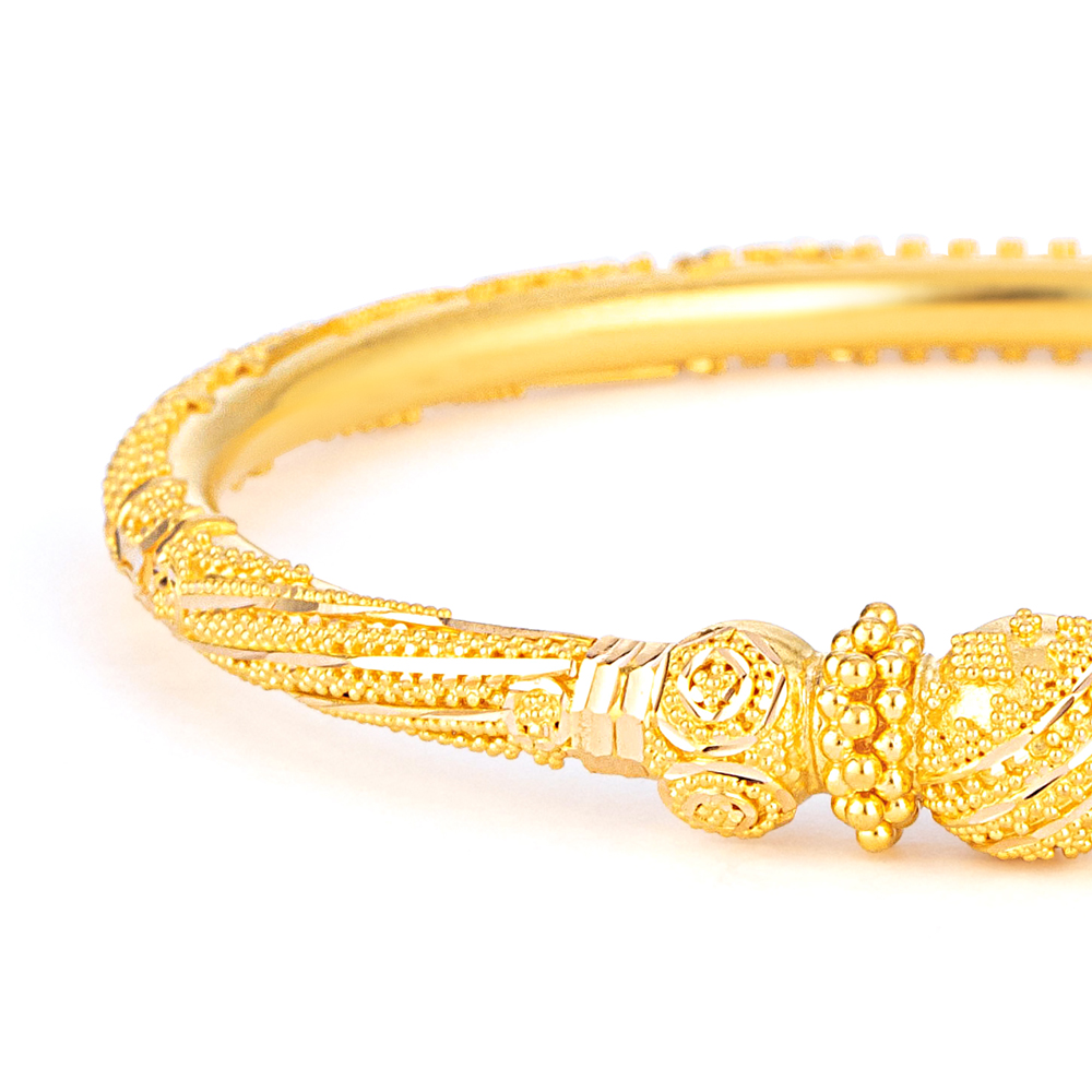 22 Ayar Altın Jali Boncuklu Merkez Kada Bileklik 22 Ayar Altın Jali Boncuklu Merkez Kada Bileklik