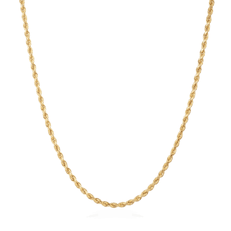 22ct Gold Rope Chain in 24 Inches
