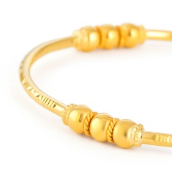 22 carat Gold Kada Bangle | Occasional Wear | 2.4 | Lightweight