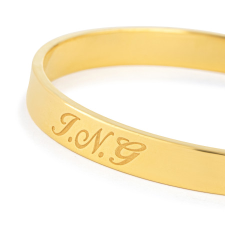 22ct Gold Engraved Kada