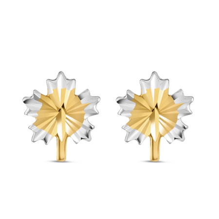 22ct Gold Flower Earring