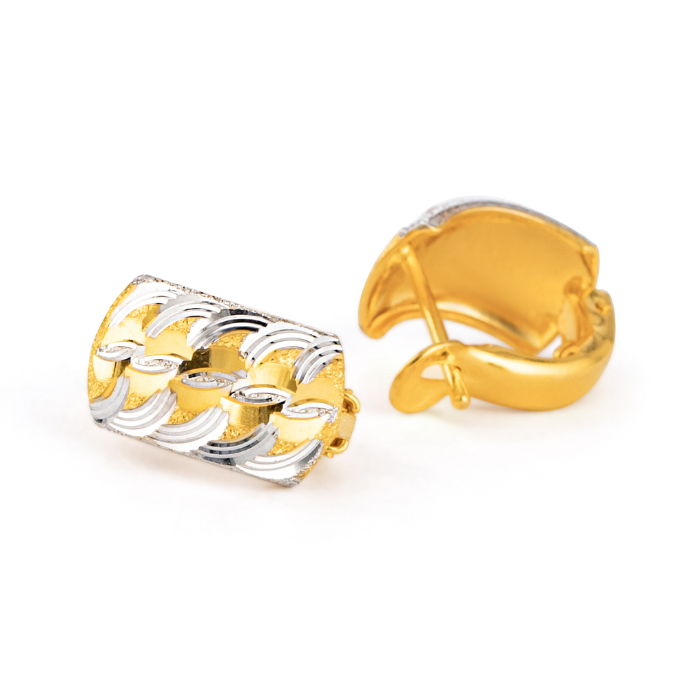 حلق دائري من الذهب عيار 22 قيراط حلق دائري من الذهب عيار 22 قيراط