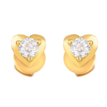 22ct Gold Heart Earring 22ct Gold Heart Earring