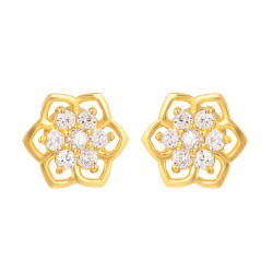 22 Karat Gold Ohrstecker | Tägliches Tragen CZ Ohrring 22 Karat Gold Ohrstecker | Tägliches Tragen CZ Ohrring