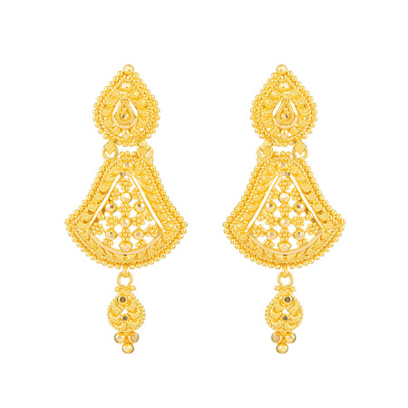 Jali Collection 22ct Gold Earring Jali Collection 22ct Gold Earring