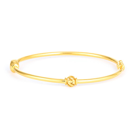 Glow  Collection 22ct Gold Bangle Bracelet