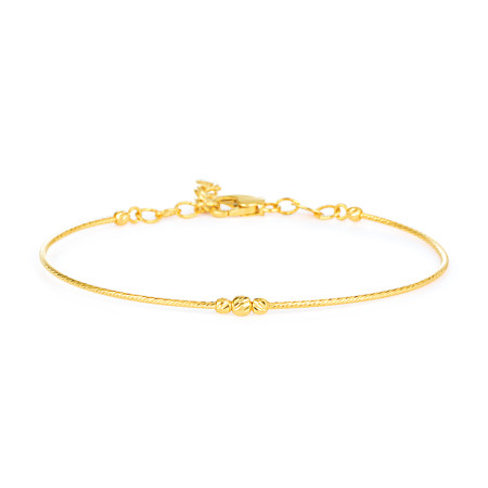 Glow Collection 22ct Gold Ladies Bangle Bracelet