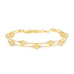 Glow Collection 22ct Gold Ladies Bracelet