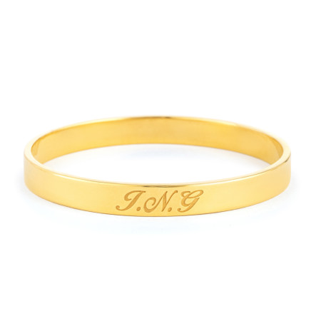 22ct Gold Engraved Kada