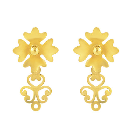 22Kt Yellow Gold Earring 22Kt Yellow Gold Earring