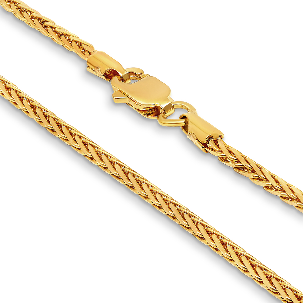 22ct Gold | Spiga Chain | 22 Inches | 1.8mm Thick 22ct Gold | Spiga Chain | 22 Inches | 1.8mm Thick
