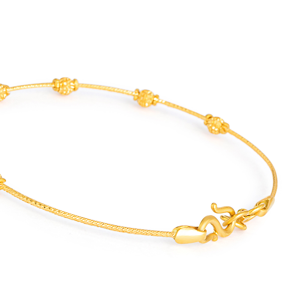 22 ayar altın boncuklu bayan bileziği 22 ayar altın boncuklu bayan bileziği