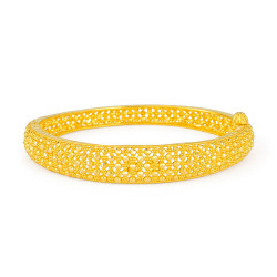 22ct Gold Traditional Single Bangle