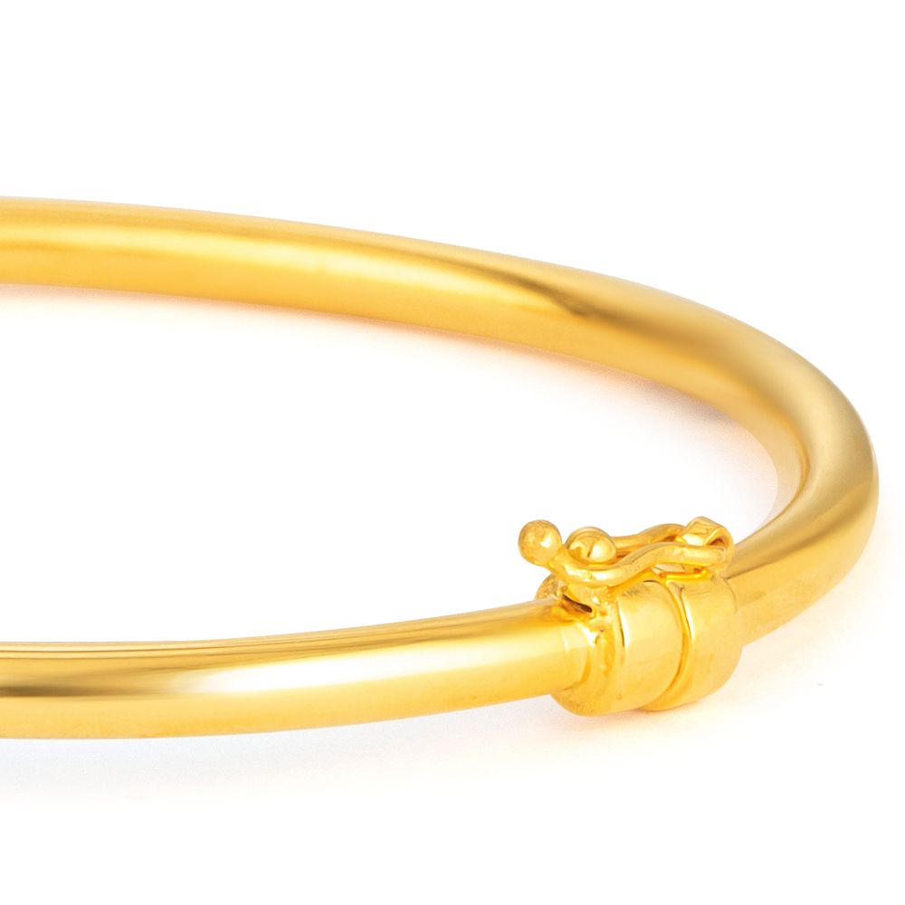 22 Ayar Altın Bilezik, Pembe Altın ve Rodyum Aksanlı 22 Ayar Altın Bilezik, Pembe Altın ve Rodyum Aksanlı