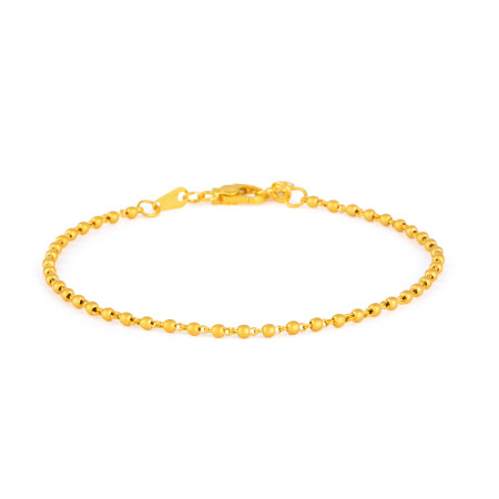 22ct Gold Beaded Bracelet | 8 Inch