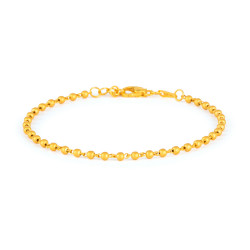 22ct Gold Armband Perlen | 7,5 Zoll