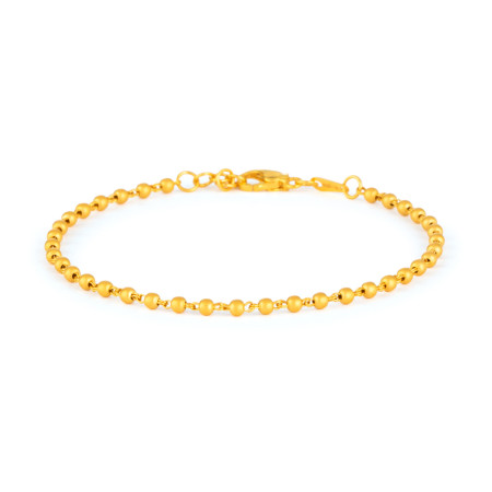 22ct Gold Bracelet Beaded | 7.5 inches 22ct Gold Bracelet Beaded | 7.5 inches