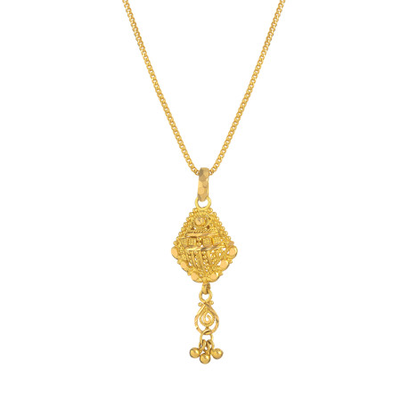 Filigree Pendant in 22 Carat Gold