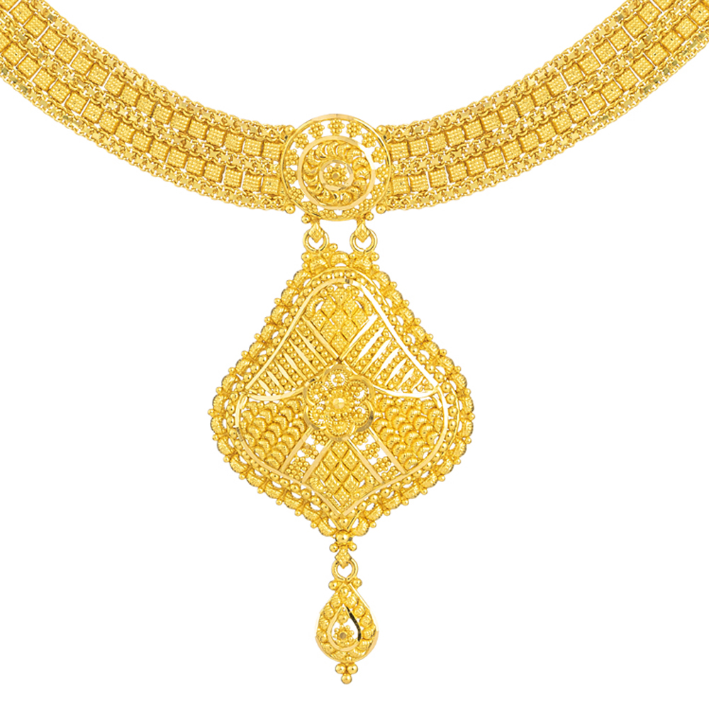 قلادة قلادة جالي ذهبية 22 قيراط قلادة قلادة جالي ذهبية 22 قيراط