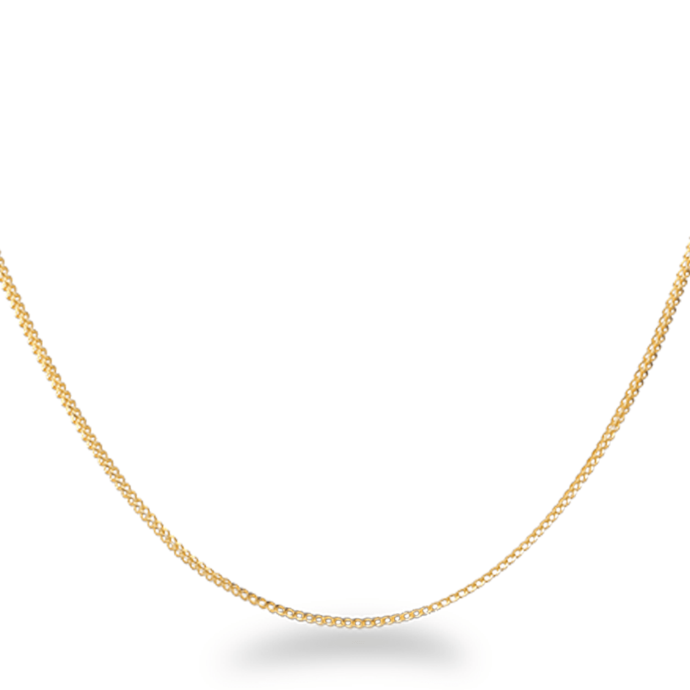 22kt Gold Fuchsschwanz Kette - 16 Zoll leicht klassisch 22kt Gold Fuchsschwanz Kette - 16 Zoll leicht klassisch