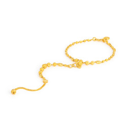 Poncha-Armband aus 22 Karat Gold