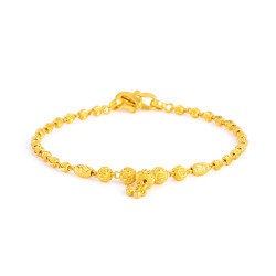 Poncha-Armband aus 22 Karat Gold