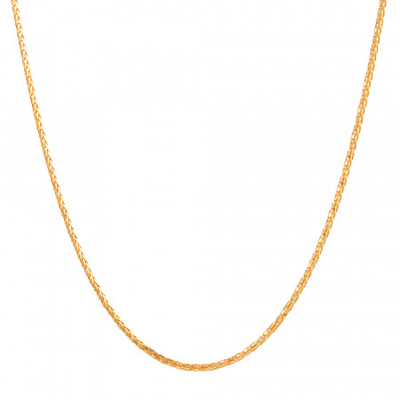 22ct Gold Classic Spiga Chain – 16 Inch 22ct Gold Classic Spiga Chain – 16 Inch