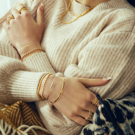 22 carat Gold Fine Bead Chain Ladies Bracelet 22 carat Gold Fine Bead Chain Ladies Bracelet