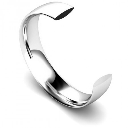 خاتم زواج تقليدي من البلاتين بعرض 5 ملم من البلاتين خاتم زواج تقليدي من البلاتين بعرض 5 ملم من البلاتين