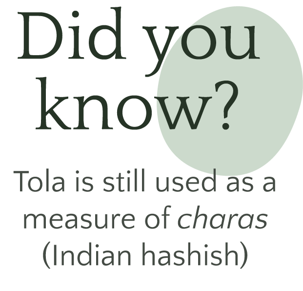 gram cinsinden bir tola