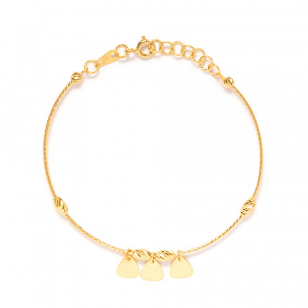 22ct Gold Ladies Leaf Charm Banglet 22ct Gold Ladies Leaf Charm Banglet