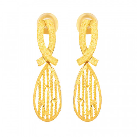 22 Carat Real Gold Drop Earring 22 Carat Real Gold Drop Earring