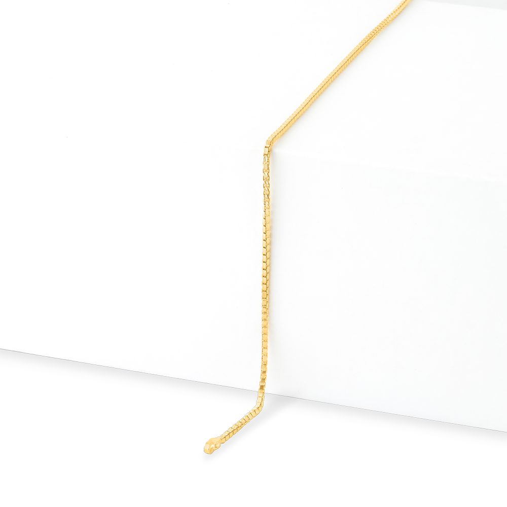 22 Ayar Altın | Kutu Zincir | 18 İnç 22 Ayar Altın | Kutu Zincir | 18 İnç