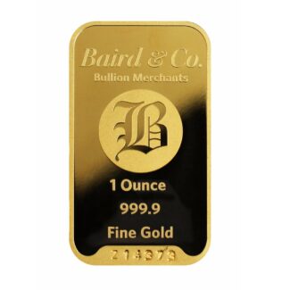Baird & Co. Made Fine Pure Gold Bar 1oz Baird & Co. Made Fine Pure Gold Bar 1oz