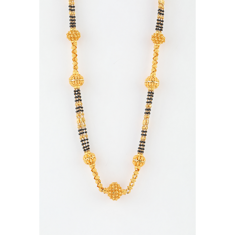 22 Karat British Hallmarked Gold Mangalsutra | 32 Zentimeter