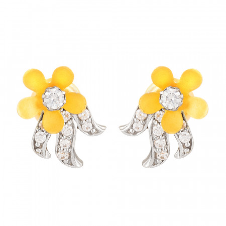 22ct Gold Earring with CZ Stones 22ct Gold Earring with CZ Stones